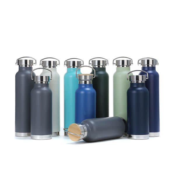 Double wall insulated water bottle and tumbler